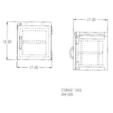 Lead-Lined Storage Safe