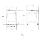 Lead-Lined Waste Cabinet