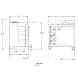 Lead-Lined Waste and Storage Cabinet