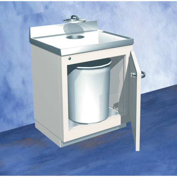 Lead-Lined Waste Cabinet