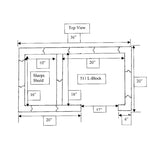 Interlocking Lead Brick Caves