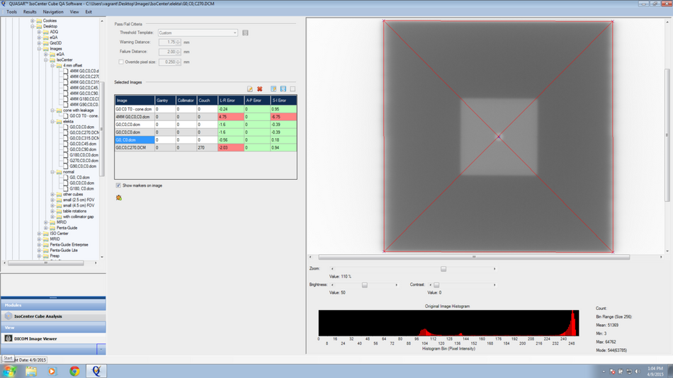 QUASAR™ IsoCenter Cube Phantom