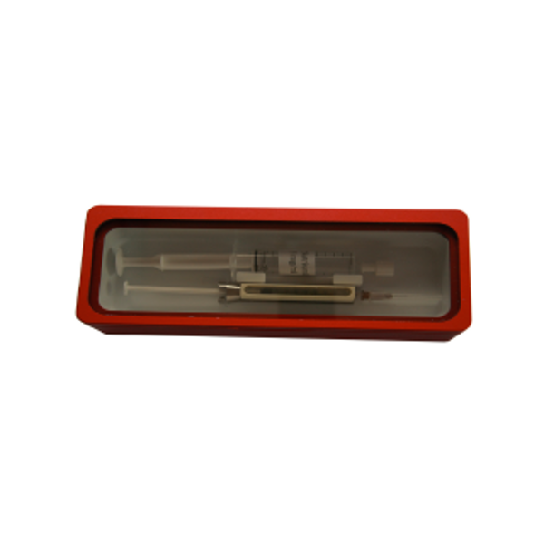 Large Syringe Carrier with Lead Glass