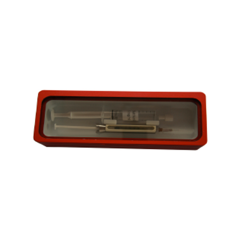 Large Syringe Carrier with Lead Glass