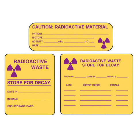 Radioactive Warning Labels